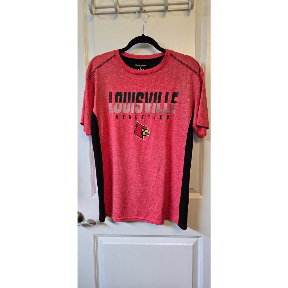 University of Louisville Mens Tshirt Quick Dry Cardinals College Athleisure UofL